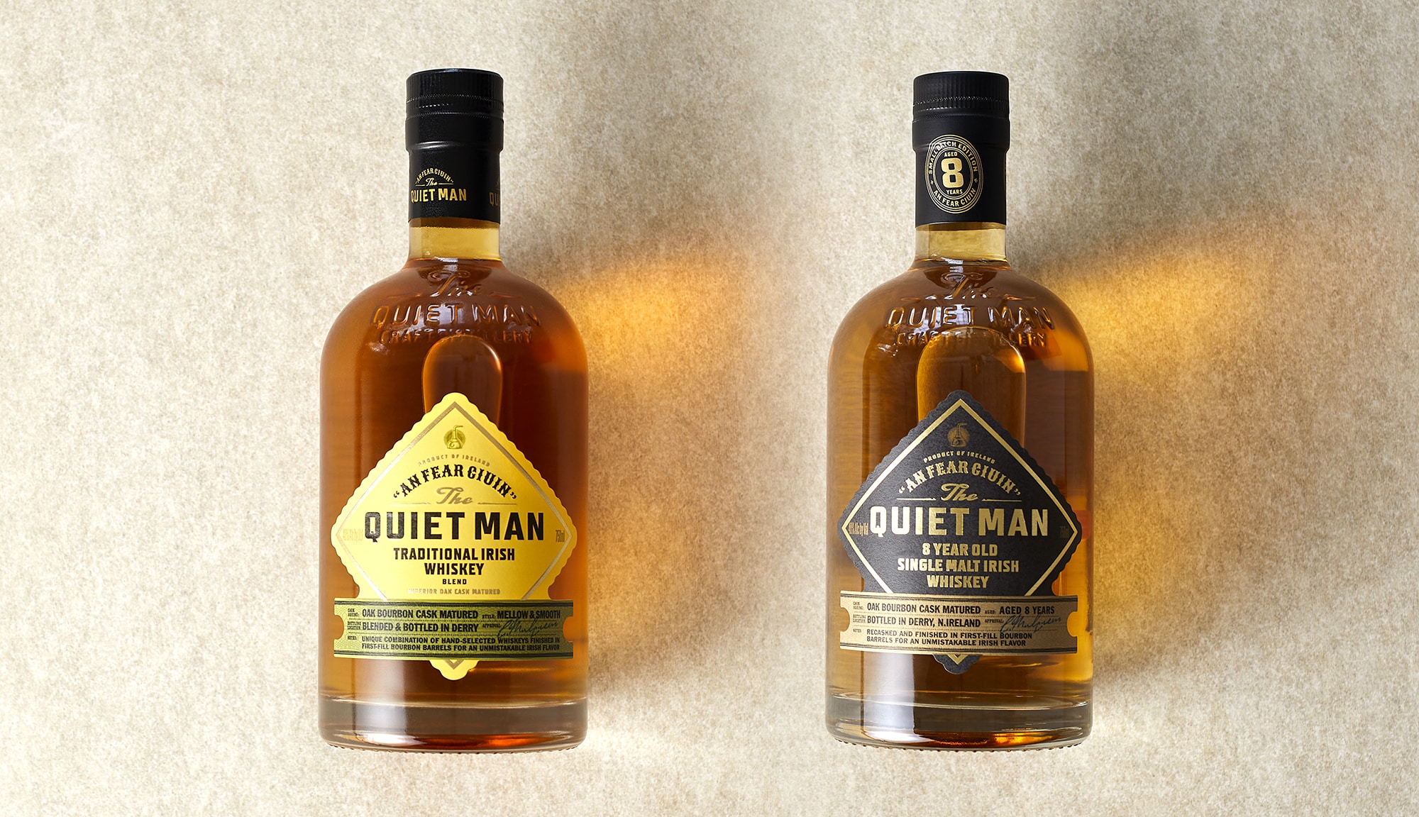 The Quiet Man Irish Whiskeys